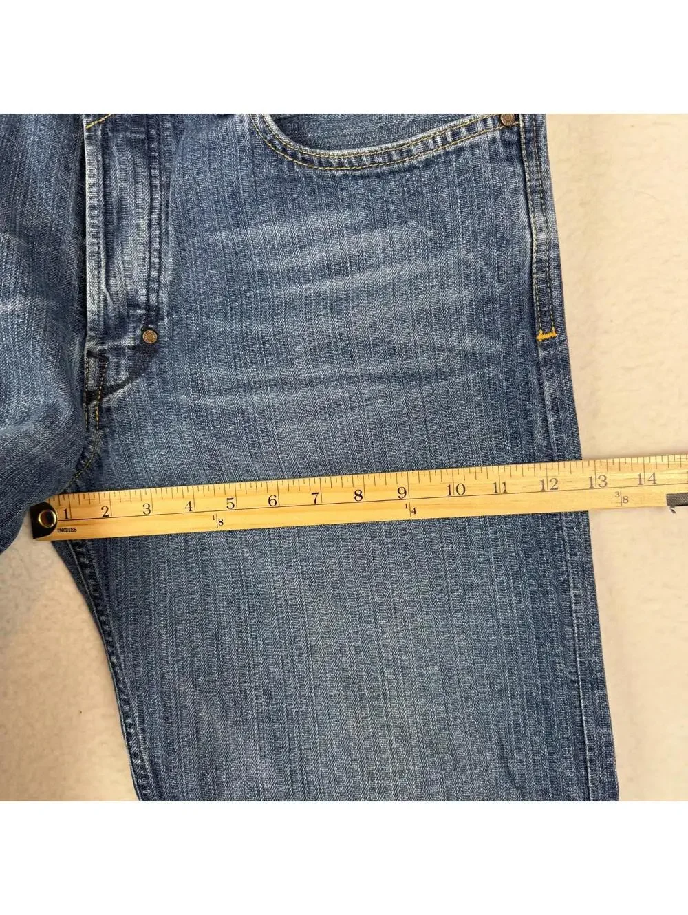 RARE Vintage DIESEL Men's 35x32 Relaxed Pin Striped Denim Jeans Y2K 00s